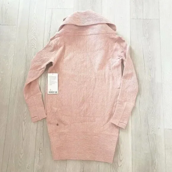 Lululemon Along The Way Knit Sweater Slouchy Dress Cowl Neck - Picture 5 of 7